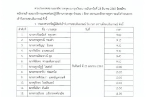 ประกาศสถานเอกอัครราชทูต ณ กรุงเวียนนา เรื่อง รายชื่อผู้มีคุณสมบัติเข้ารับการสอบคัดเลือกเป็นพนักงานจ้างเหมาบริการบุคคลช่วยปฏิบัติงานกงสุล และกำหนดวัน เวลา สถานที่ในการสอบคัดเลือก